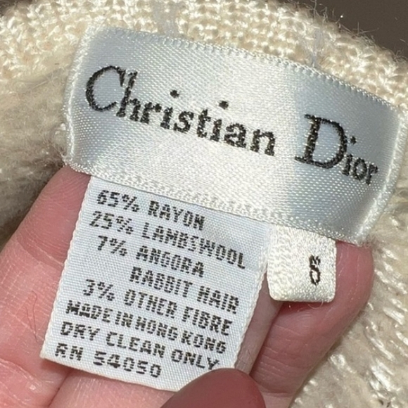 DIOR Angora and Lambswool Sweater - Picture 5 of 5